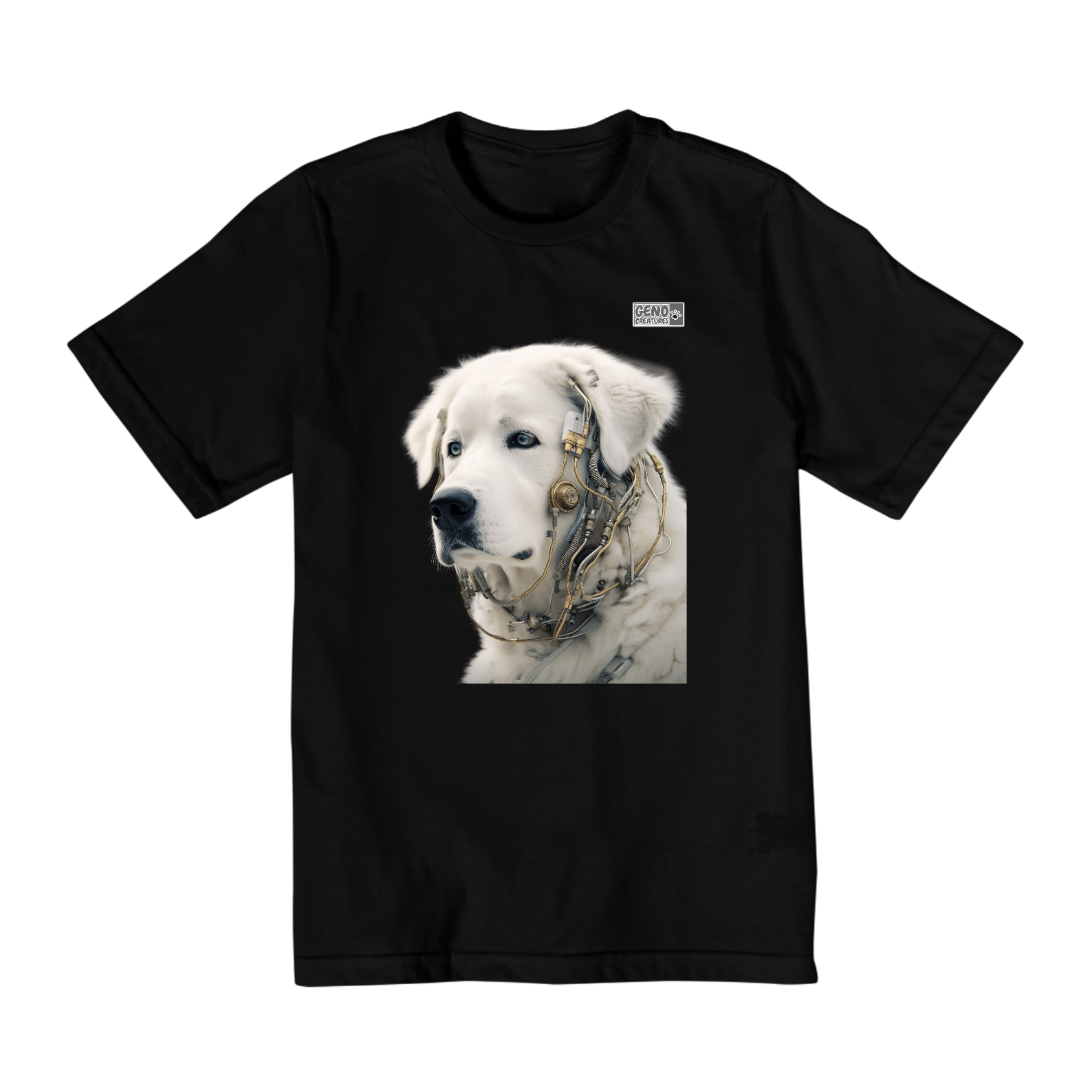 Camisa Infantil (10 a 14) - Cachorro Tatra Shepherd 