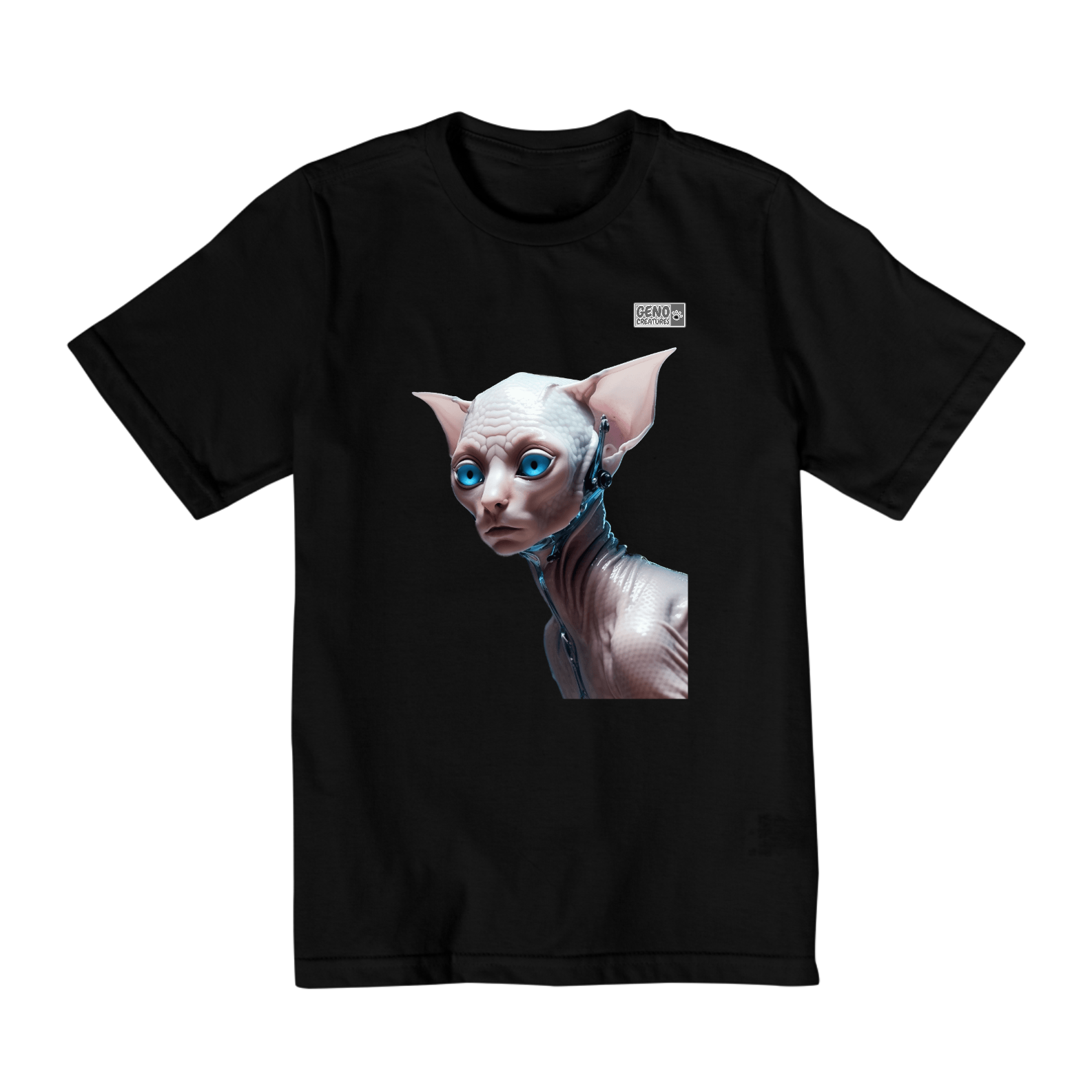 Camisa Infantil (10 a 14) - Gato Sphynx