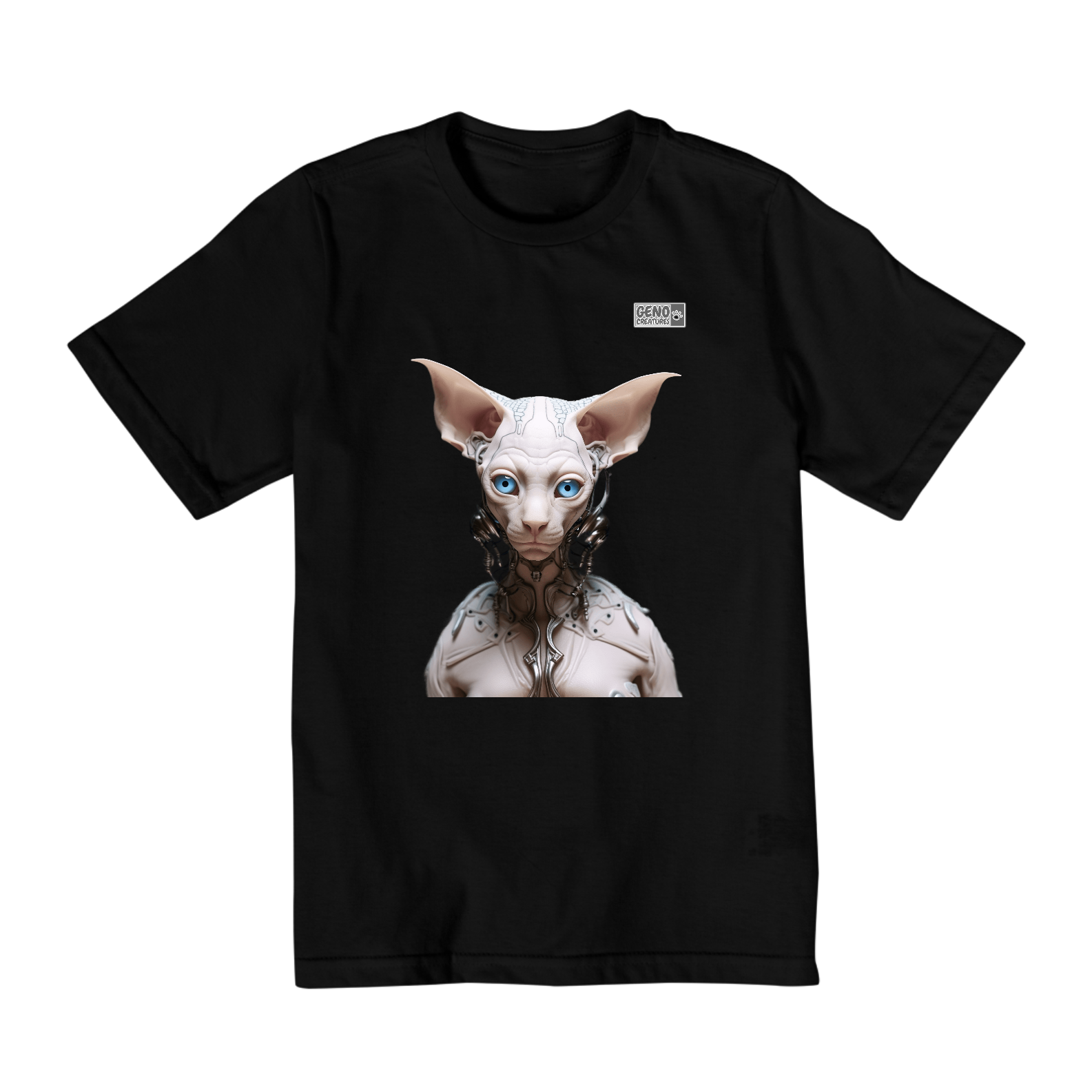 Camisa Infantil (10 a 14) - Gato Sphynx