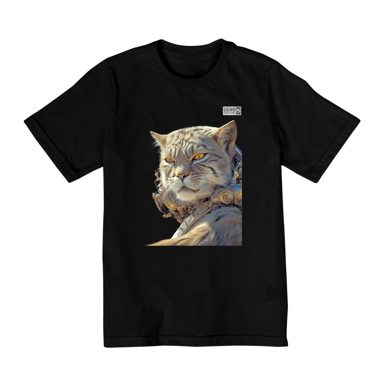 Camisa Infantil (10 a 14) - Gato