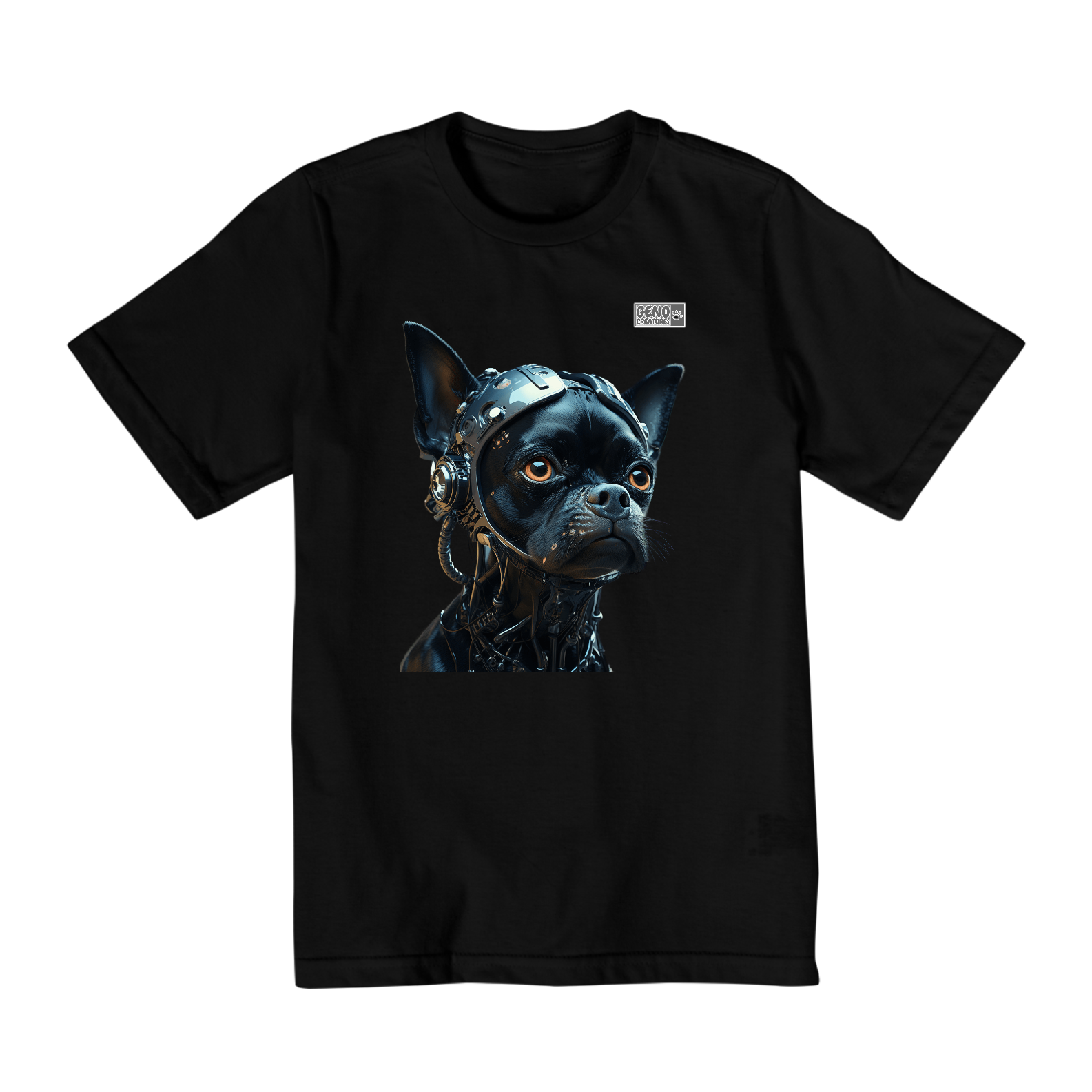 Camisa Infantil (10 a 14) - Cachorro Griffon Bruxellois