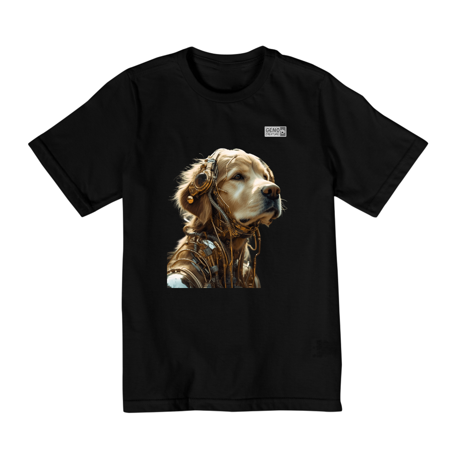 Camisa Infantil (10 a 14) - Golden Retriever