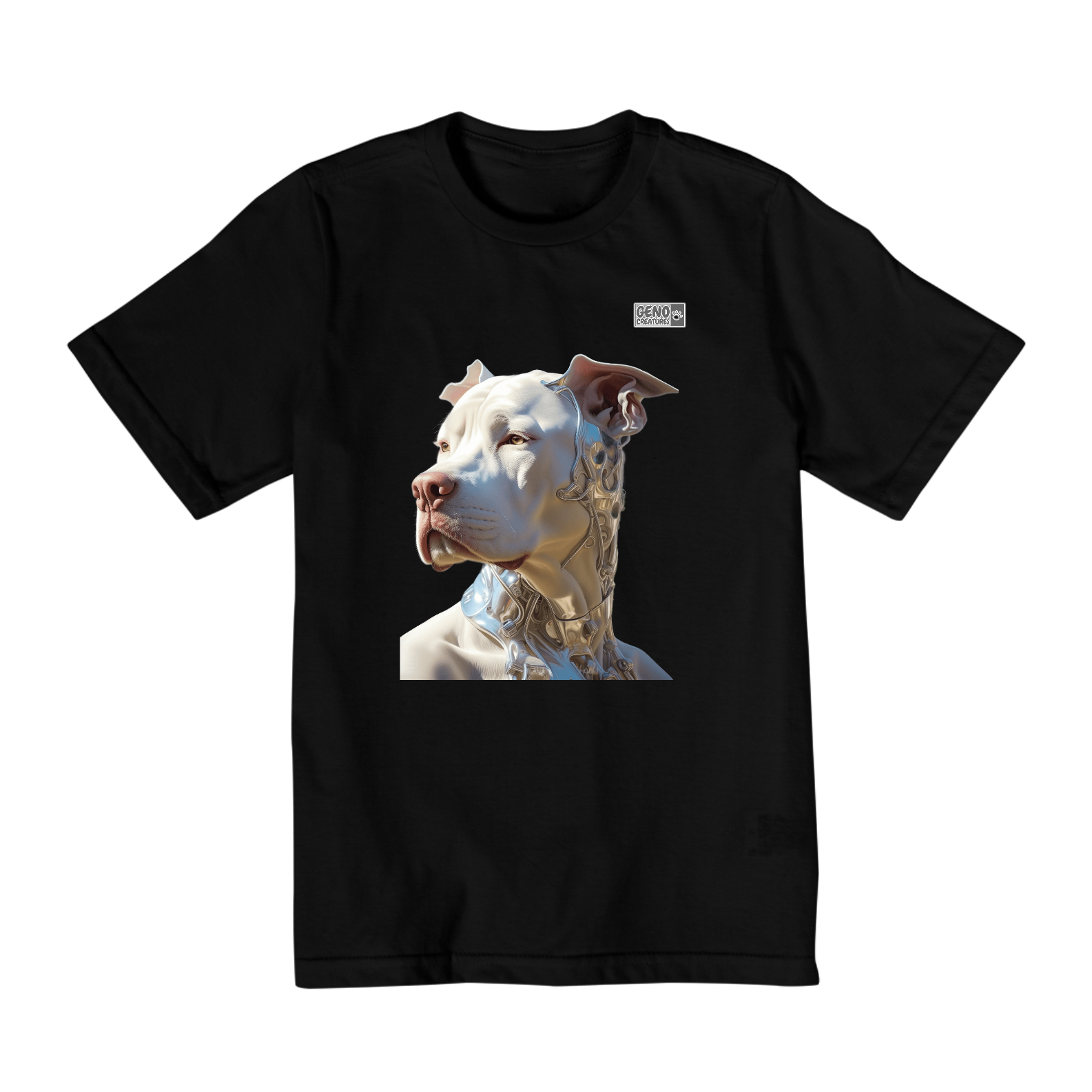 Camisa Infantil (10 a 14) - Cachorro Dogo Argentino