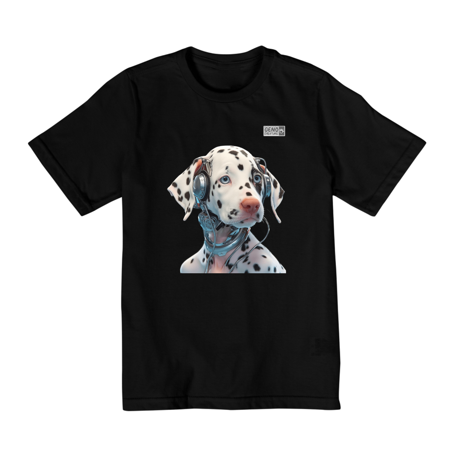 Camisa Infantil (10 a 14) - Cachorro Dálmata 