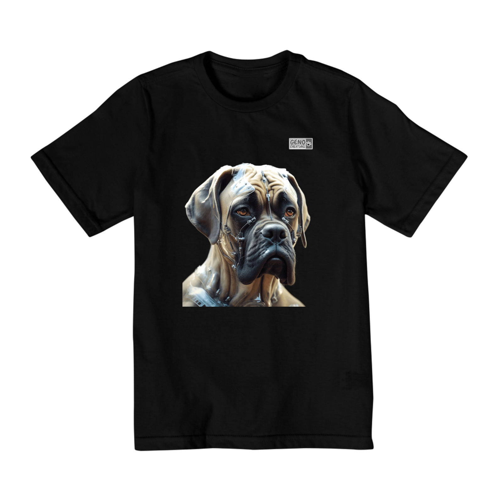 Camisa Infantil (10 a 14) - Cachorro Bullmastiff