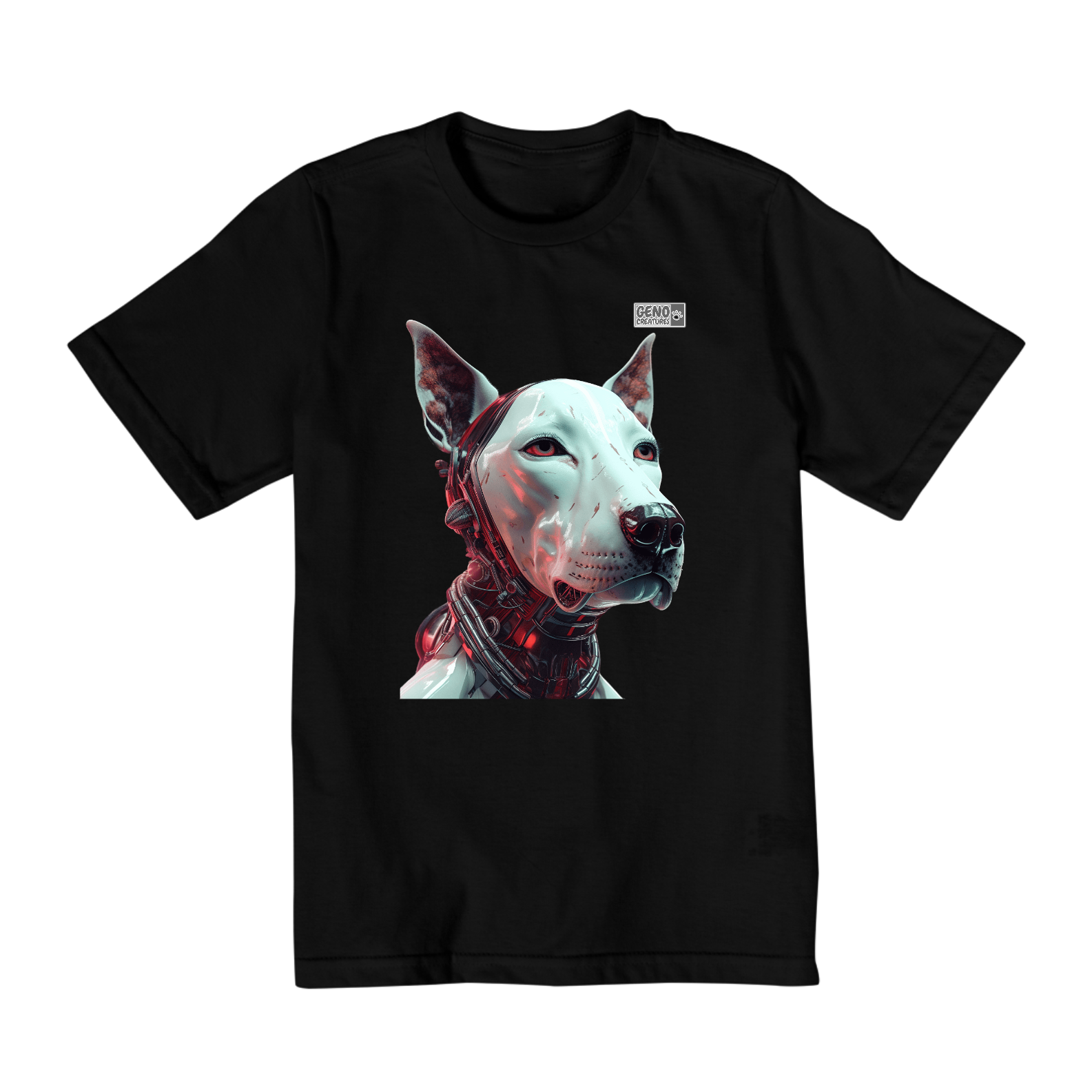 Camisa Infantil (10 a 14) - Cachorro Bull Terrier