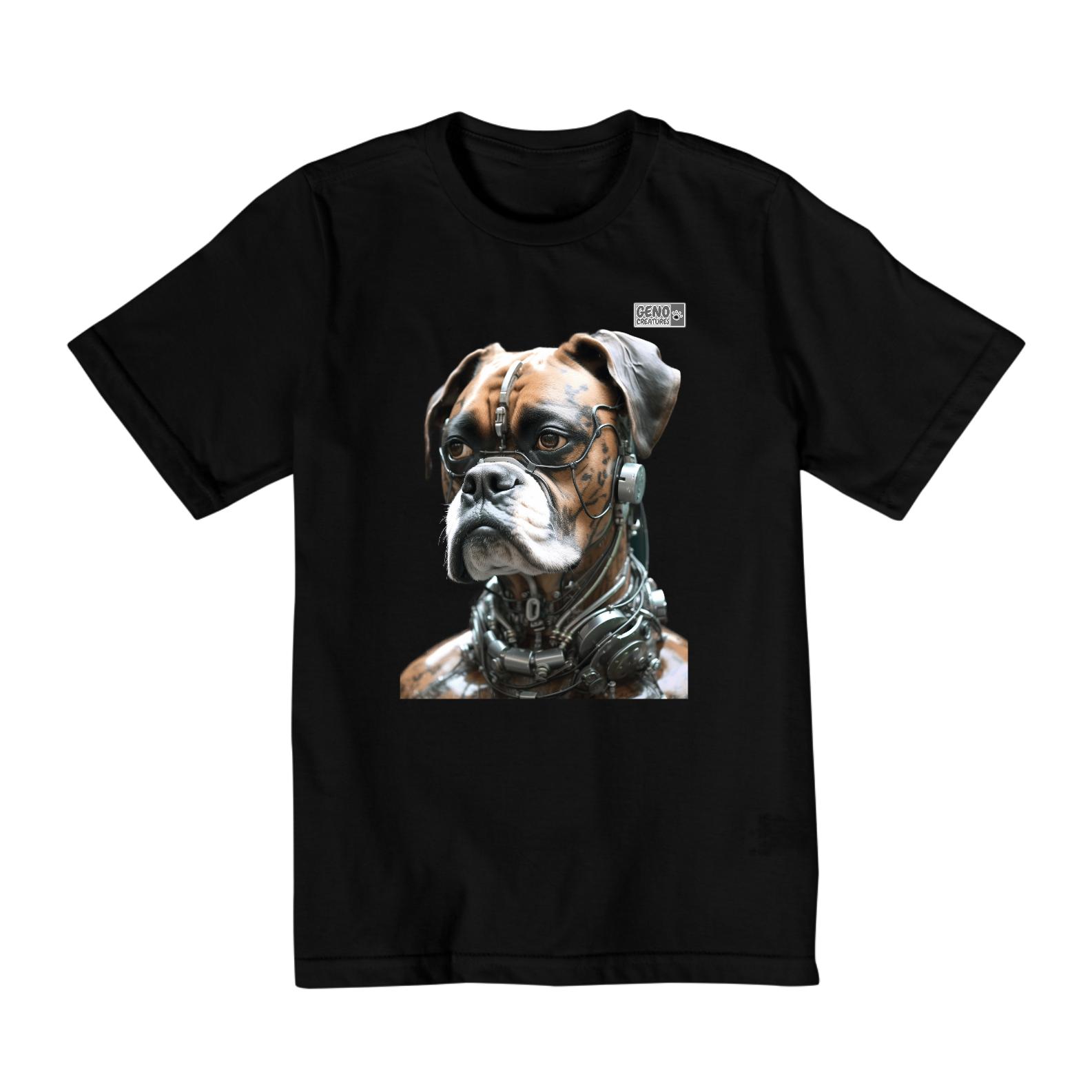 Camisa Infantil (10 a 14) - Cachorro Boxer