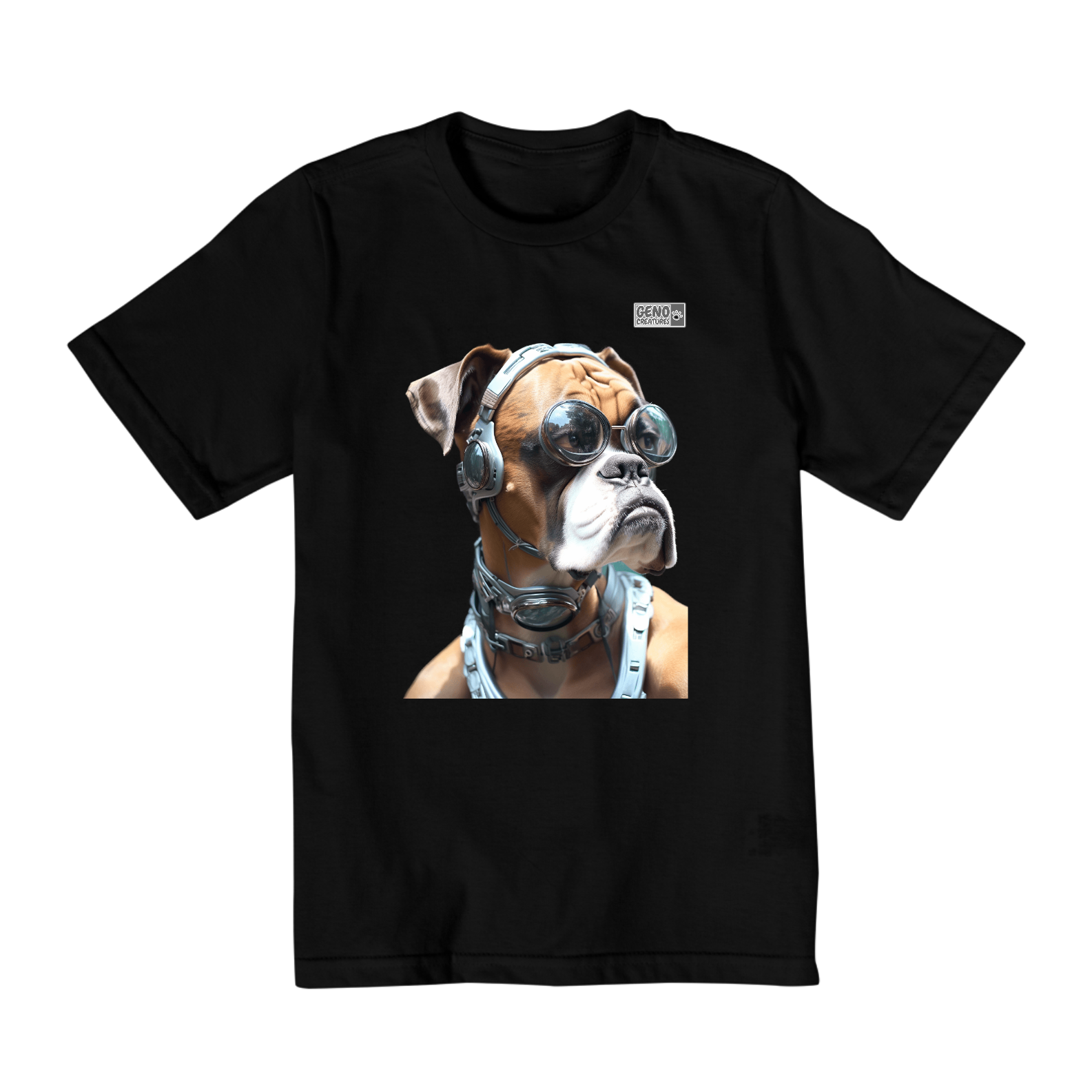 Camisa Infantil (10 a 14) - Cachorro Boxer