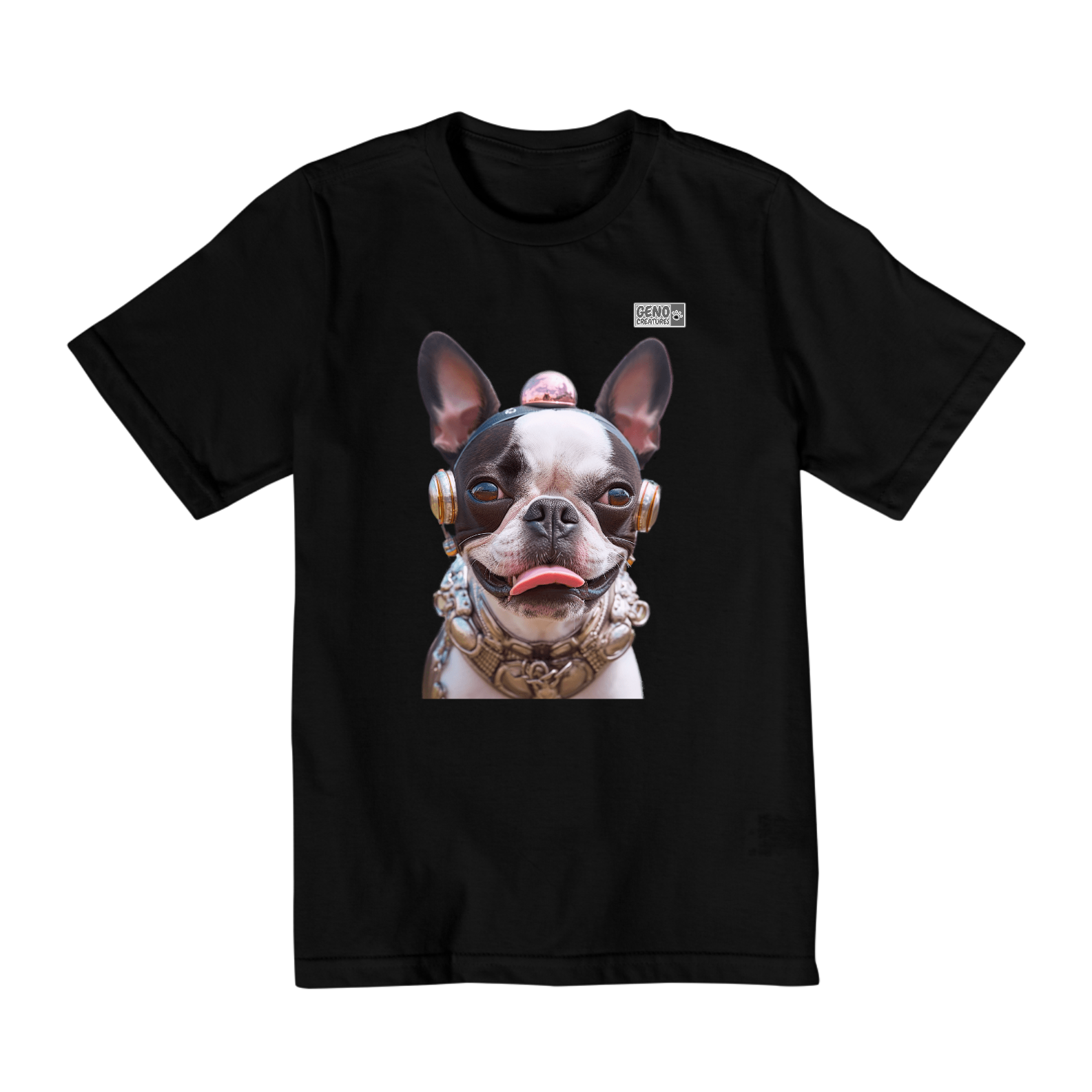 Camisa Infantil (10 a 14) - Boston Terrier