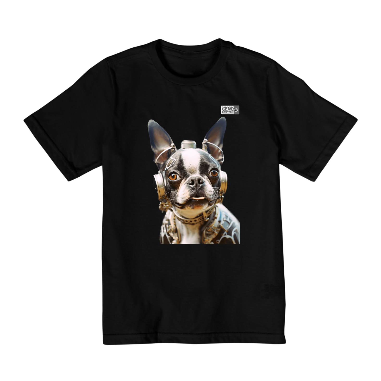 Camisa Infantil (10 a 14) - Boston Terrier