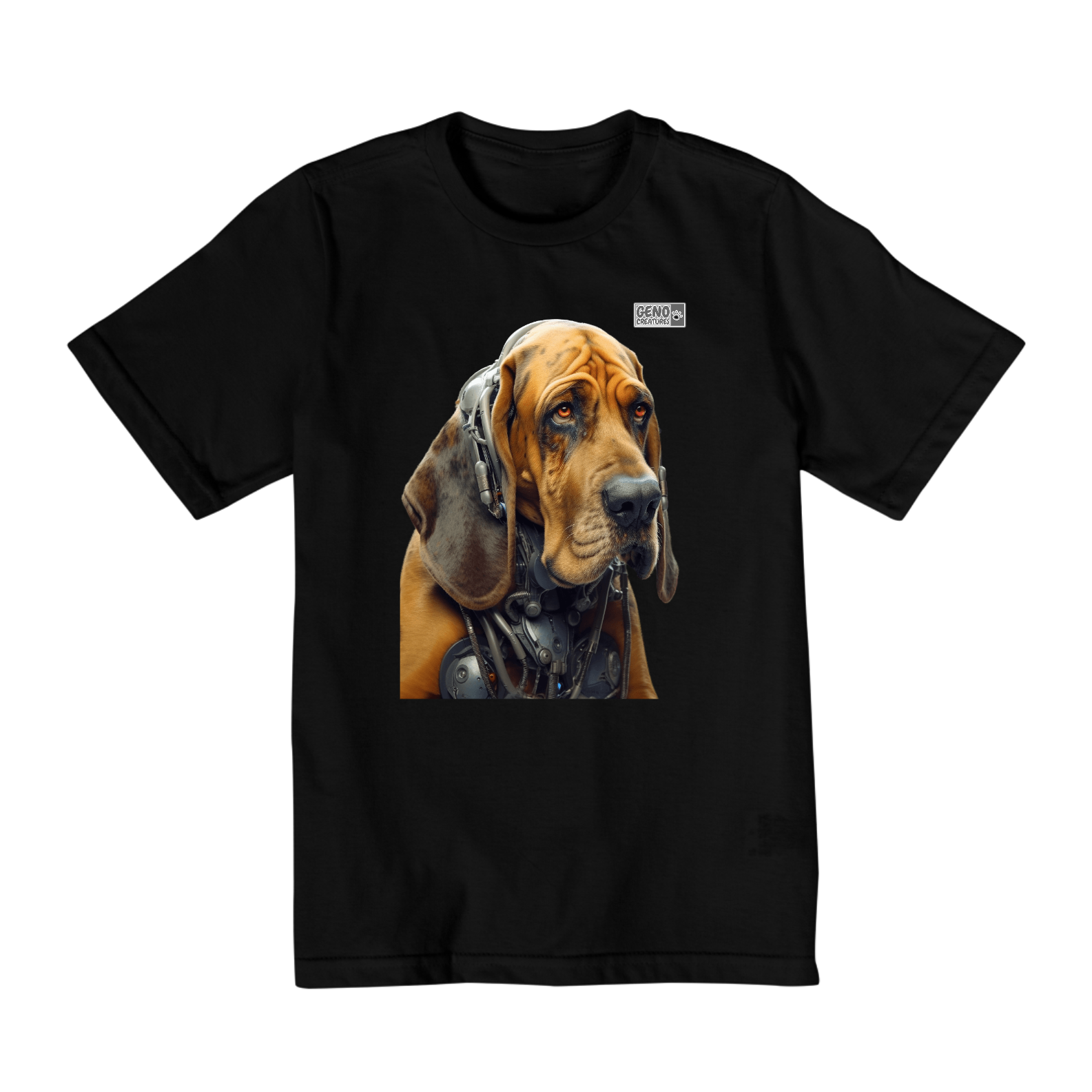 Camisa Infantil (10 a 14)  - Cachorro Bloodhound