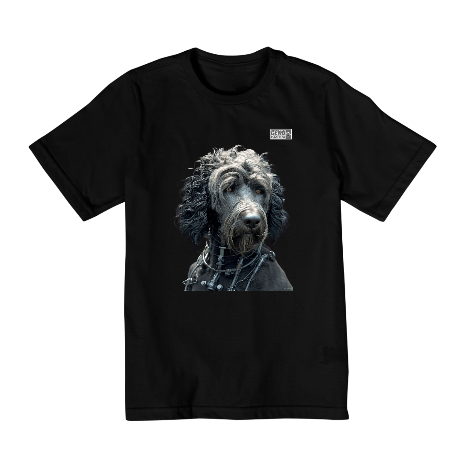 Camisa Infantil (10 a 14) - Black Russian Terrier