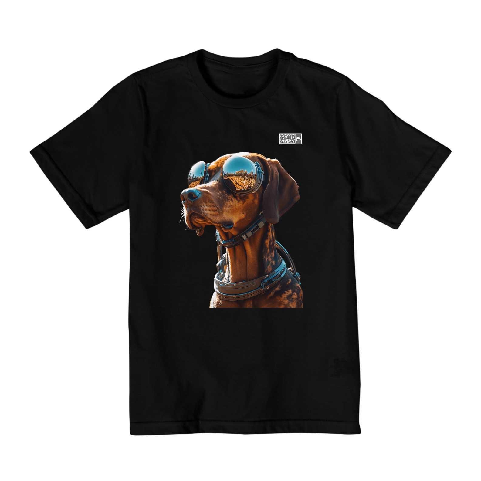 Camisa Infantil (10 a 14) -  Cachorro Bavarian Mountain Hound