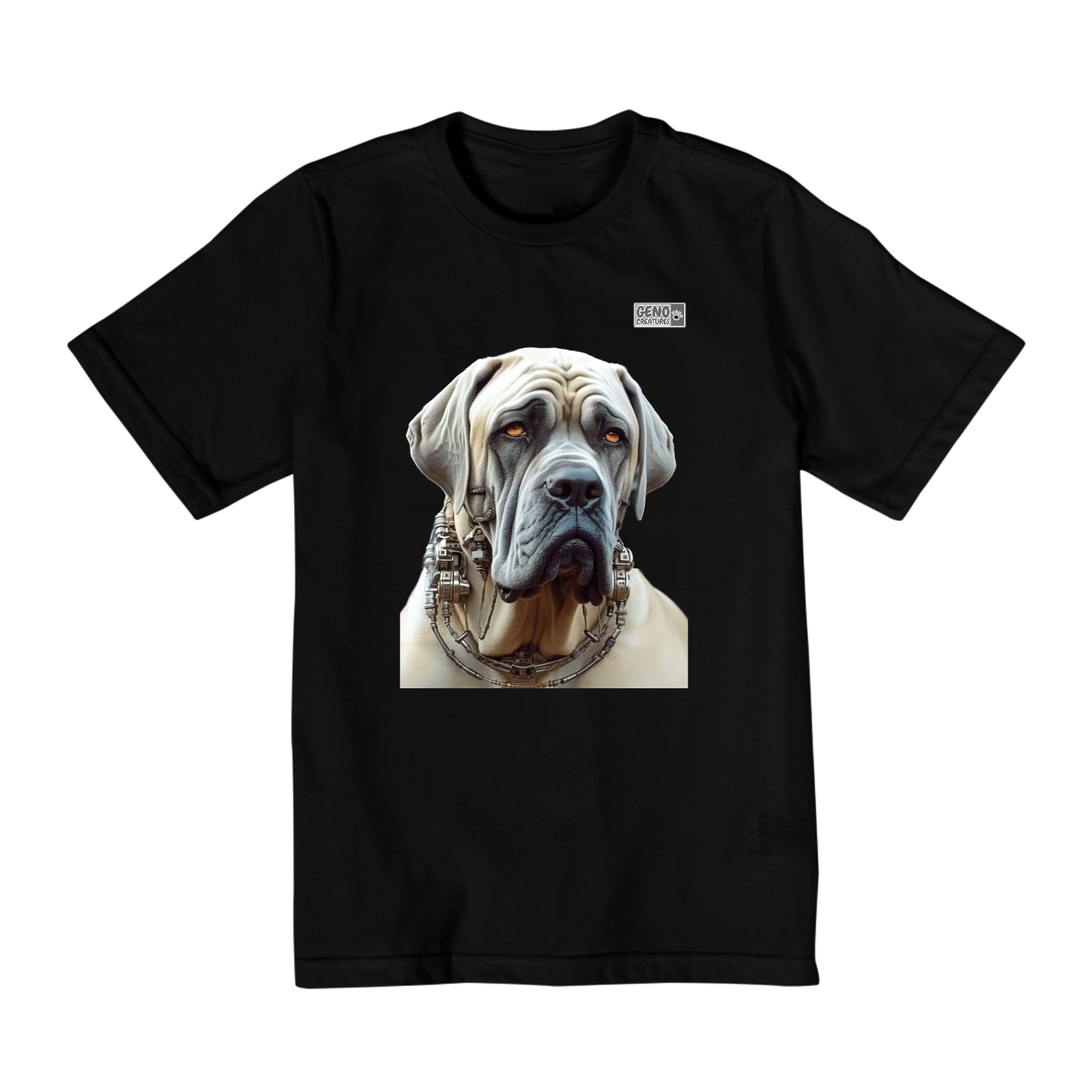 Camisa Infantil (10 a 14)  - Cachorro Assyrian Mastiff