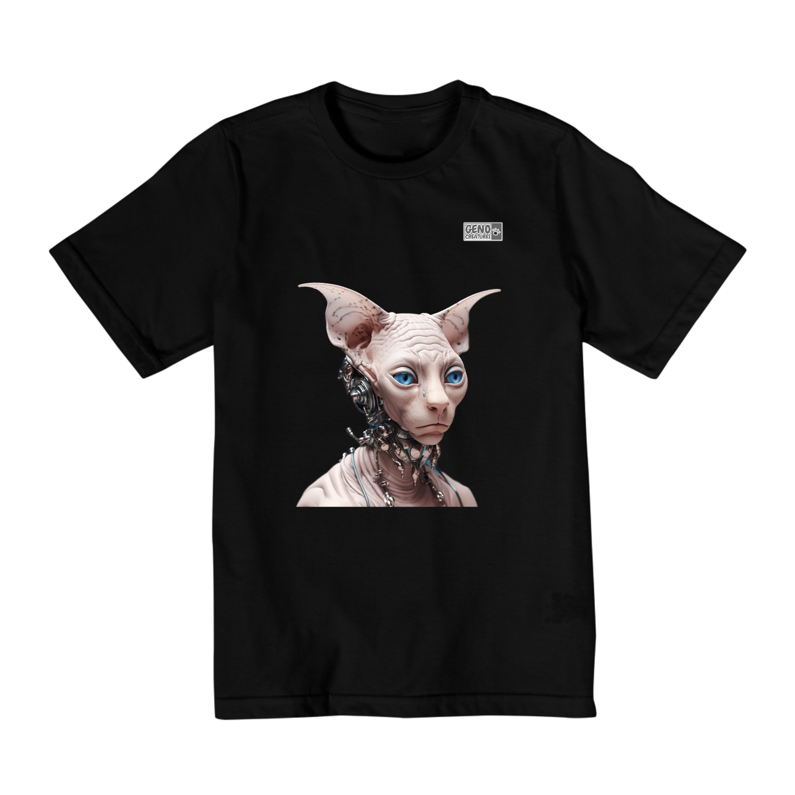 Camisa Quality Infantil (2 a 8) - Gato Sphynx