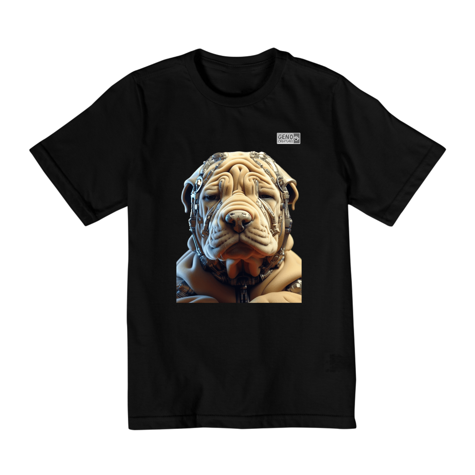 Camisa Quality Infantil (2 a 8) - Cachorro Shar Pei