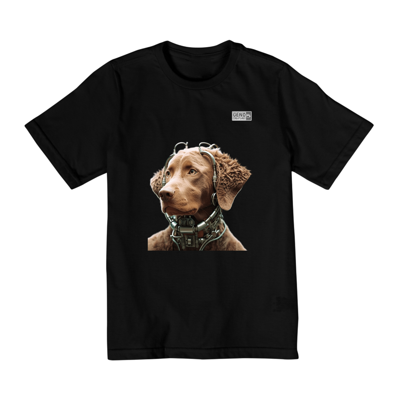 Camisa Quality Infantil (2 a 8) - Cachorro Chesapeake Bay Retriever