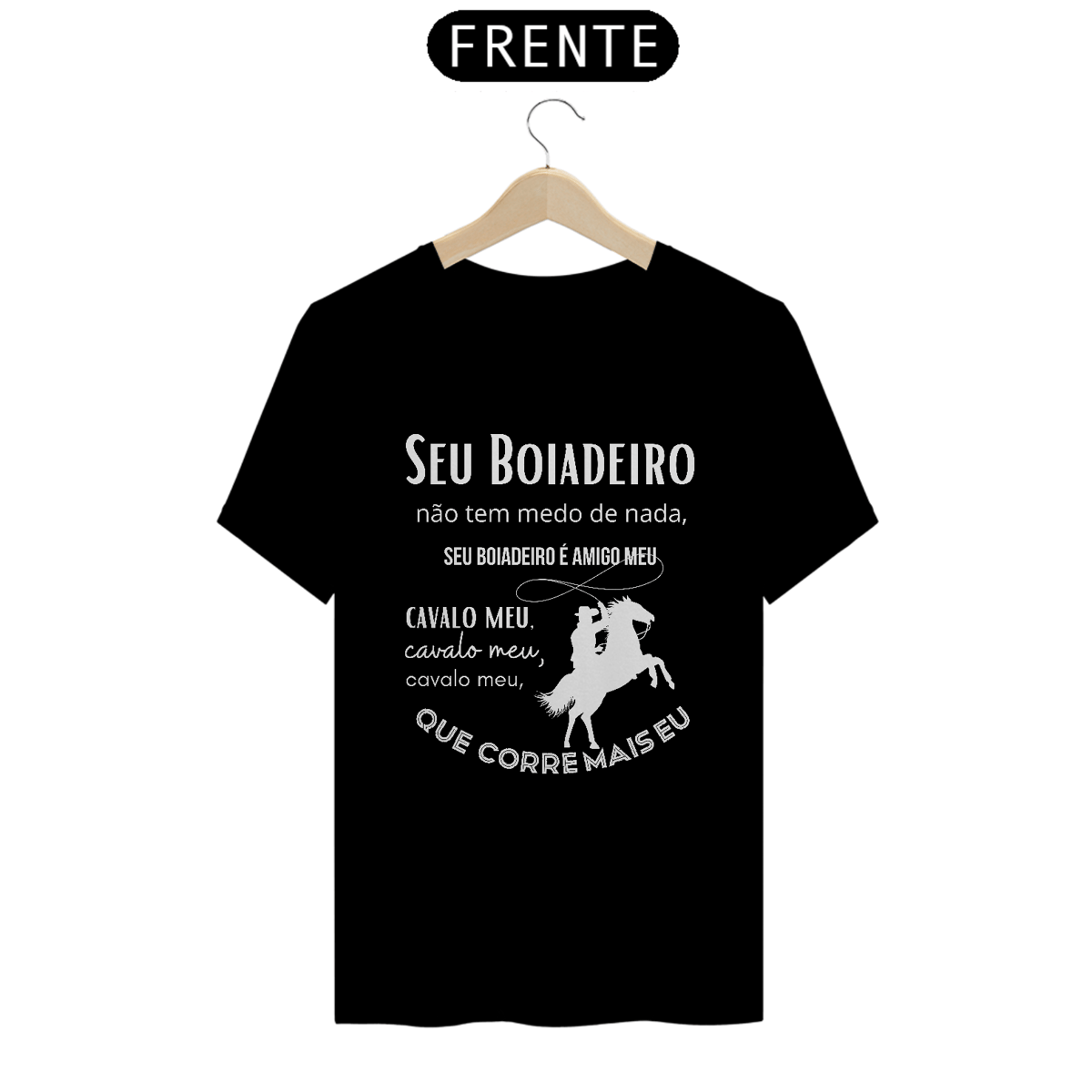 Nome do produto: Boiadeiro amigo meu - black 