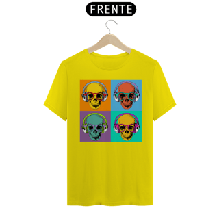 Nome do produto Camiseta Personalizada Estampa CAVEIRAS NERD
