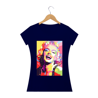 Nome do produto Camiseta Personalizada Feminina Estampa MARILYN MONROE Smiling