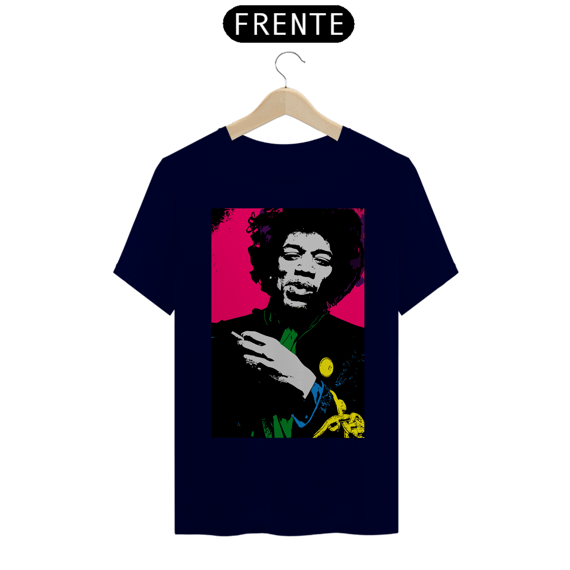 JIMY HENDRIX POP ART - Camiseta Personalizada com Estampa de Banda