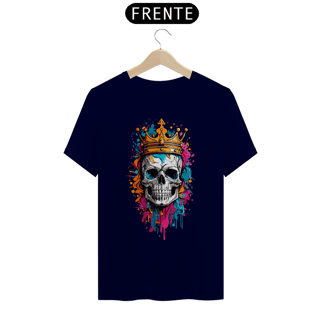 Nome do produto REI CAVEIRA - Camiseta Personalizada com Estampa de Caveira