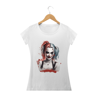 Nome do produto Camiseta Personalizada Feminina Estampa  ARLEQUINA