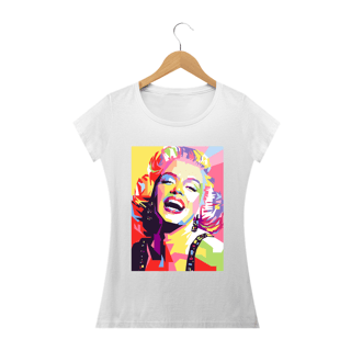 Nome do produto Camiseta Personalizada Feminina Estampa MARILYN MONROE Smiling