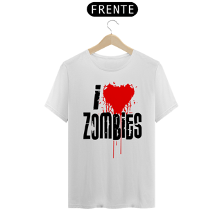 Nome do produto Camiseta Personalizada Estampa I LOVE ZOMBIES