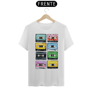 Nome do produto Camiseta Personalizada Estampa FITAS K7