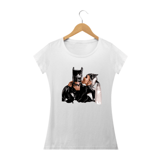 Nome do produto BATMAN E MULHER-GATO - Camiseta Feminina Personalizada com Estampa XXX