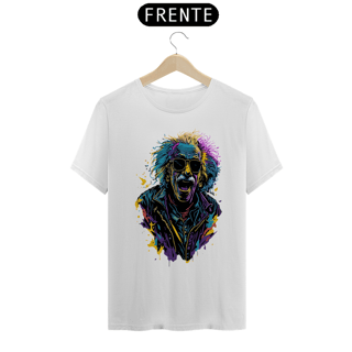 Nome do produto EINSTEIN DOIDÃO - Camiseta Personalizada com Estampa POP ART