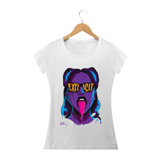 Nome do produto EXPLICIT GIRL - Camiseta Personalizada com Estampa Pop Art