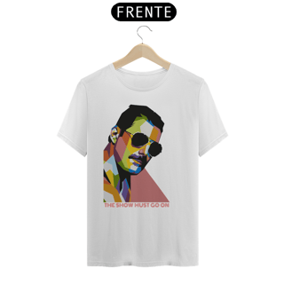 Nome do produto FREDDIE MERCURY - Camiseta Personalizada com Estampa Pop Art