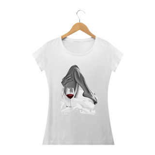 Nome do produto LEGS & WINE - Camiseta Personalizada com Estampa Pop Art