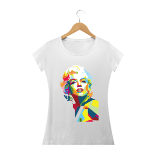 Nome do produto MARILYN MONROE MONDRIAN - Camiseta Personalizada com Pop Art