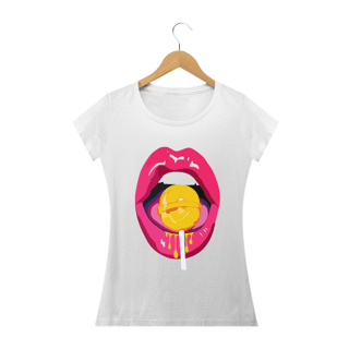 Nome do produto PIRULITO NA BOCA - Camiseta Personalizada com Estampa Pop  Art