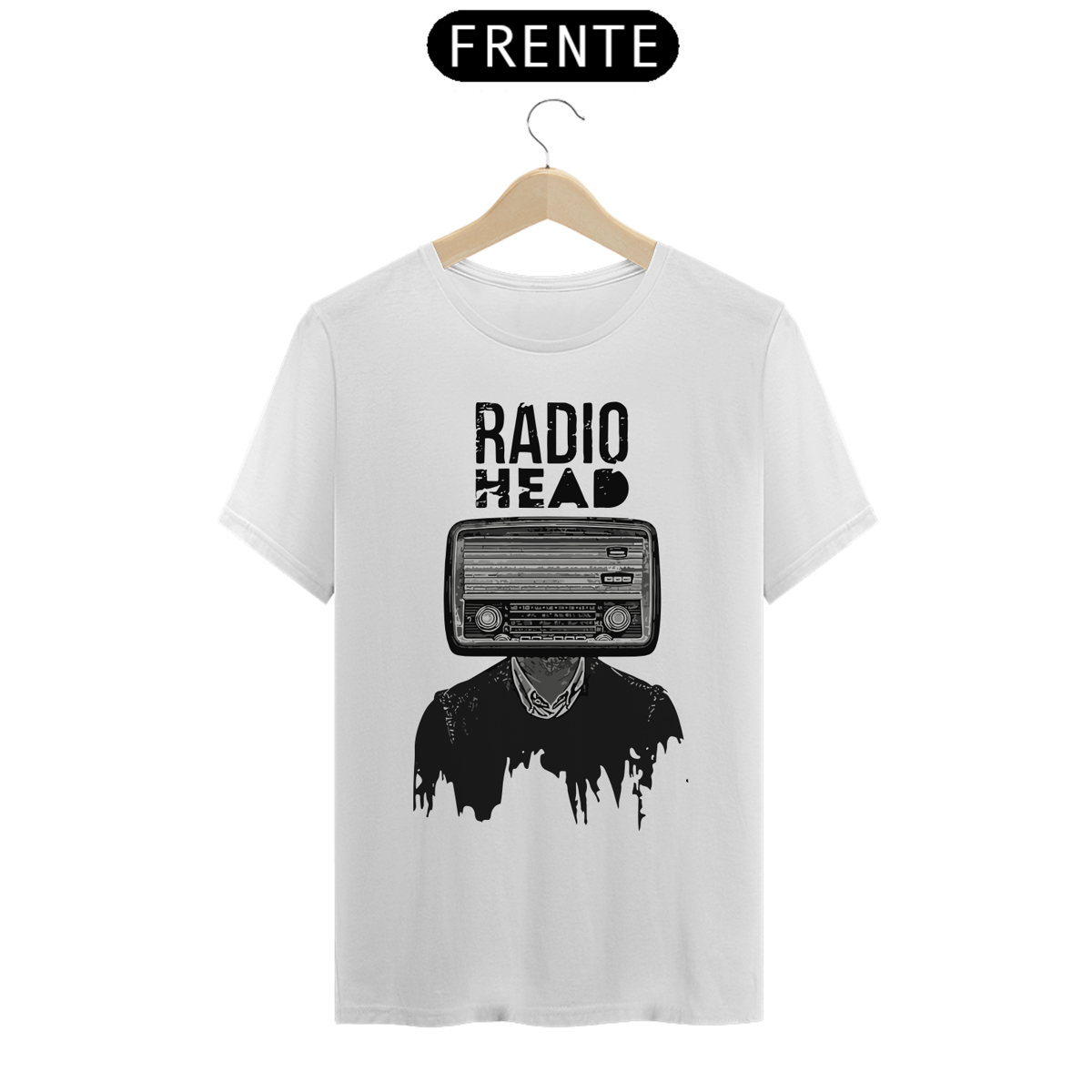 Nome do produto: RADIO HEAD - Camiseta Personalizada com Estampa de Banda