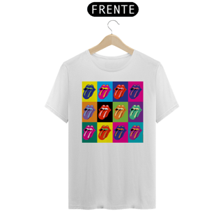 Nome do produto ROLLING STONES POP ART - Camiseta Personalizada com Estampa Pop Art