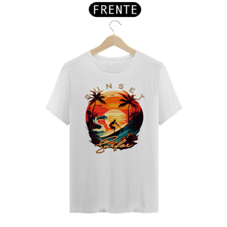 SUNSET SURFER - Camiseta Personalizada com Estampa de Surf