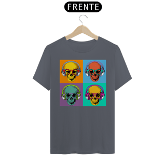 Nome do produto Camiseta Personalizada Estampa CAVEIRAS NERD