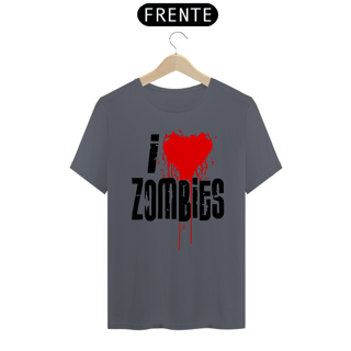 Nome do produto Camiseta Personalizada Estampa I LOVE ZOMBIES