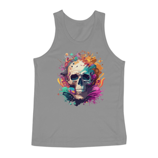 Nome do produto Camiseta Regata Personalizada  Estampa CAVEIRA