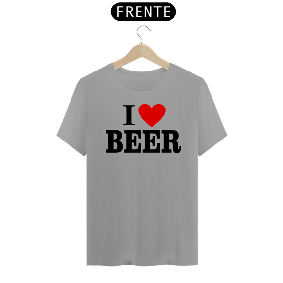 Camiseta Personalizada Estampa I LOVE BEER
