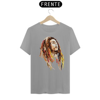 Nome do produto BOB MARLEY LOOKING - Camiseta Personalizada com Estampa de Bob Marley