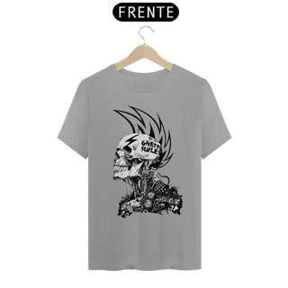 Nome do produto CAVEIRA GHETTO  RULES - Camiseta Personalizada com Estampa de Caveira