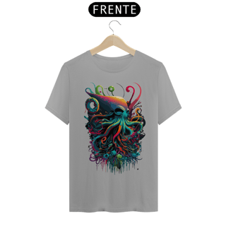 Nome do produto CRAZY OCTOPUS - Camiseta Personalizada com Estampa Alucinante