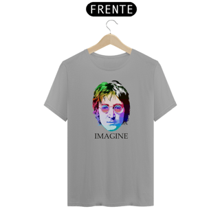 Nome do produto JOHN LENON IMAGINE - Camiseta Personalizada com Estampa de Rock