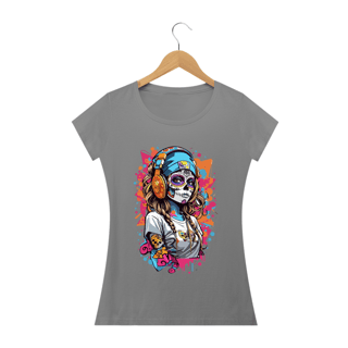 Nome do produto MEXICANA HEAD PHONES - Camiseta Personalizada com Estampa Pop Art