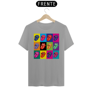 Nome do produto ROLLING STONES POP ART - Camiseta Personalizada com Estampa Pop Art